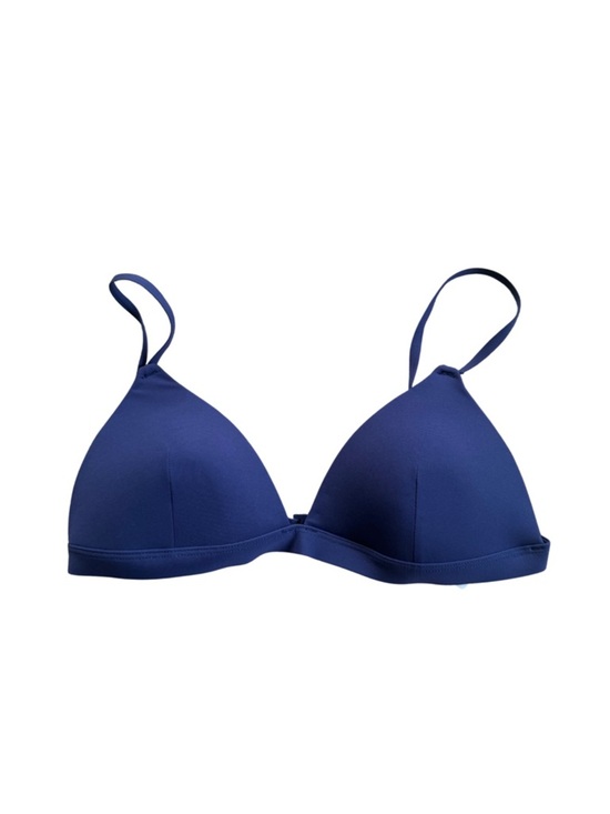 Zimmermann Other - Zimmermann Bikini Top Size 1AB Navy/  Purple Structured Triangle Designer Swim